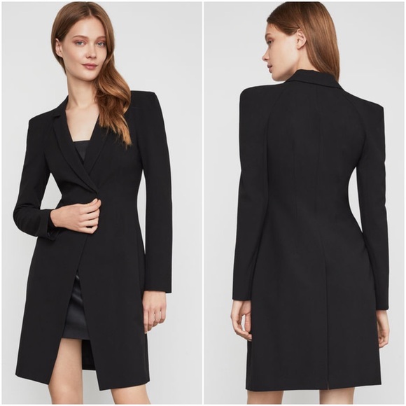 BCBG Pointed Shoulder Coat - Picture 1 of 5